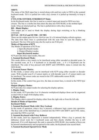 Ec6504 microprocessor and microcontroller | PDF