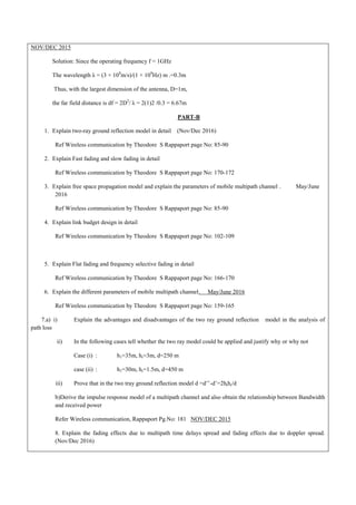 Ec6801 wireless-communication | PDF