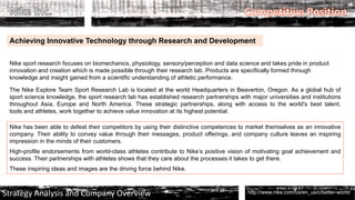 Nike Science Nike Corporation | PPTX