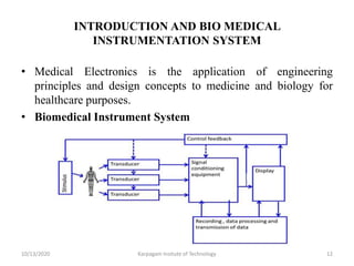 Ec8073 medical electronics1 | PPT
