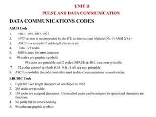 EC8395 COMMUNICATION ENGINEERING UNIT II | PPTX