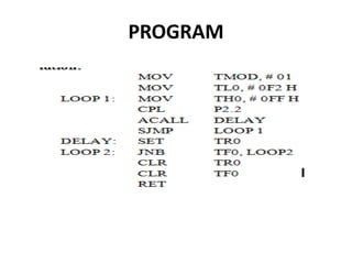 PROGRAM
 