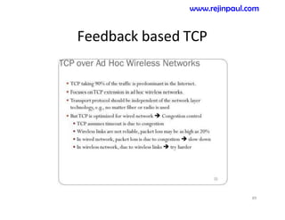 Feedback based TCP
89
www.rejinpaul.com
 