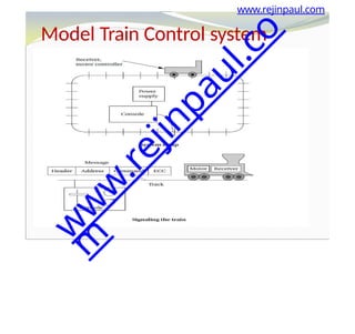 www.rejinpaul.com
Model Train Control system
w
w
w
.
r
e
j
i
n
p
a
u
l
.
c
o
m
 