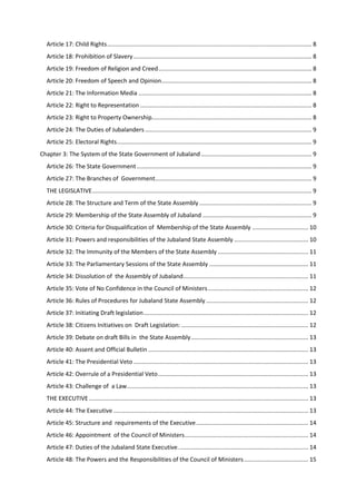 Ic Reed Ownership Provisional Constitution of Jubaland 2015(1) | PDF