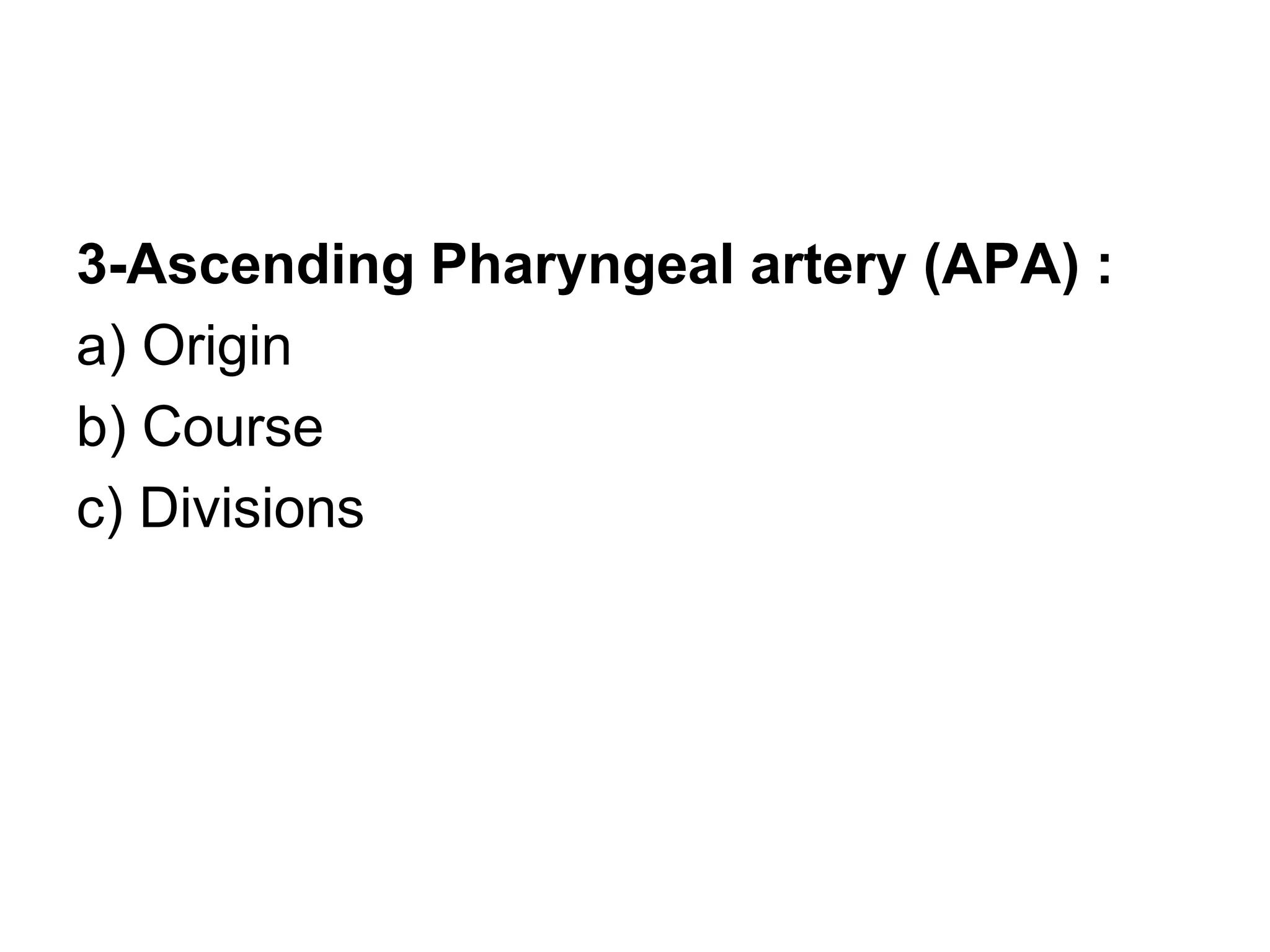 Anatomy of the external carotid artery (ECA) | PPT