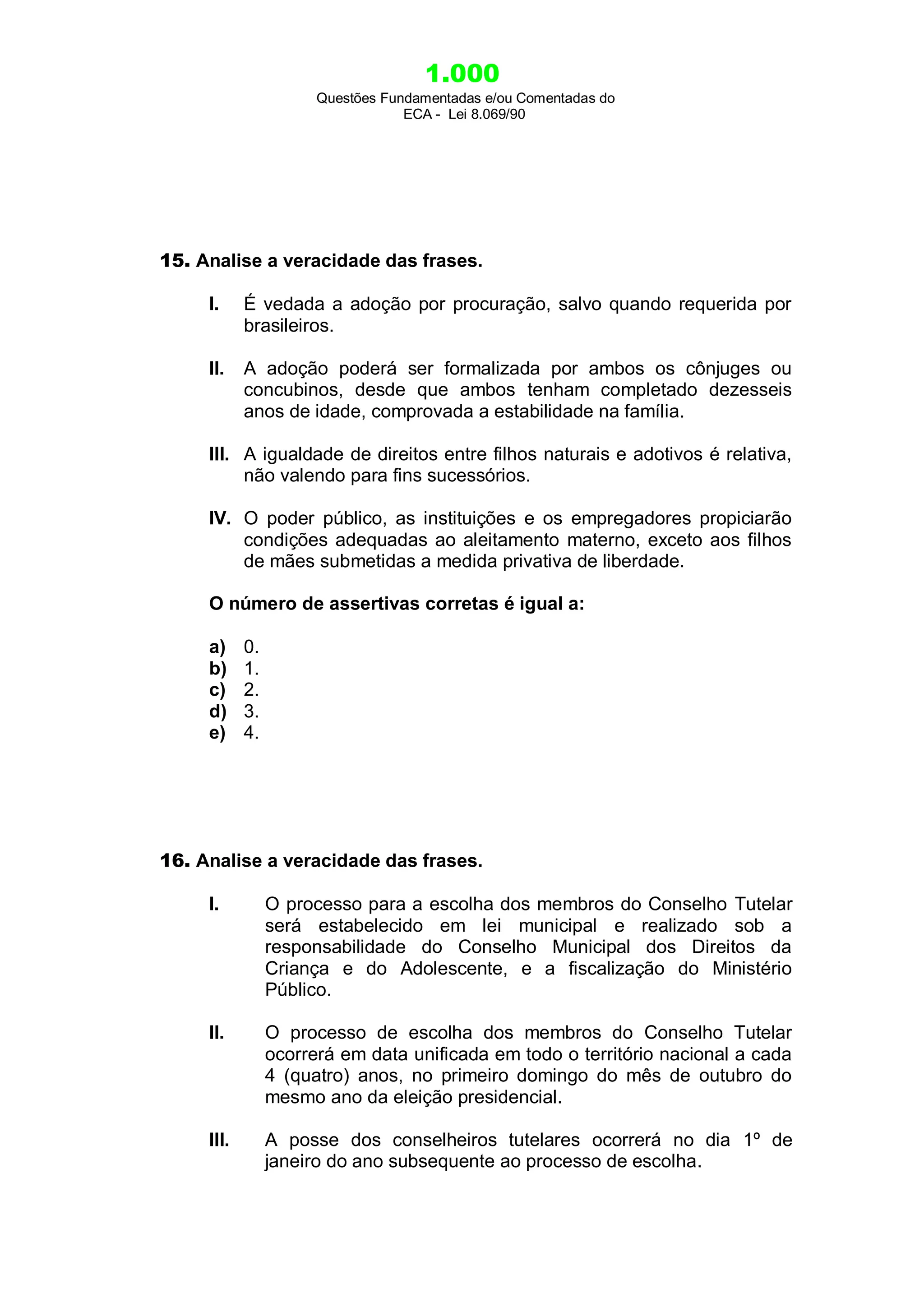 Eca lei 8.069 90 - apostila amostra | PDF