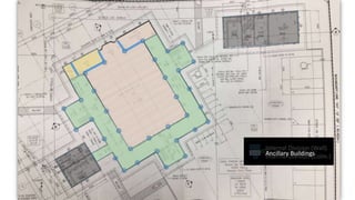 Gross Floor AreaUsable AreaAncillary AreaCirculation Area
Internal Division (Wall)
Internal Division (Colm.)Ancillary Buildings
 