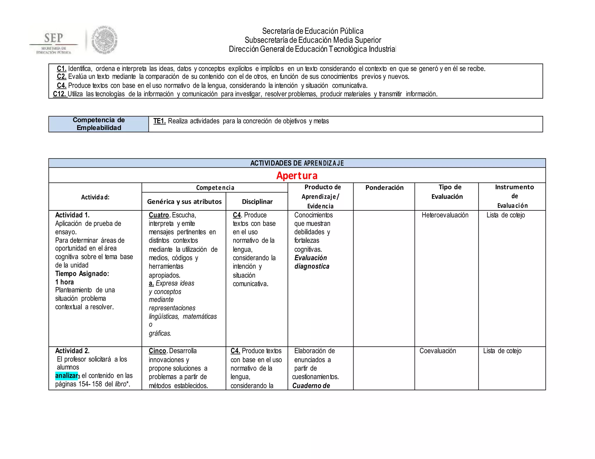 Eca 1.3 programa plc´s empleados en sistemas electrónicos | DOCX