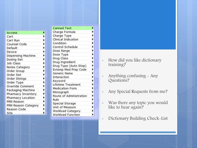 PHA MEDITECH DICTIONARY TRAINING FOLLOW-UP | PPTX | Pharmaceutical ...