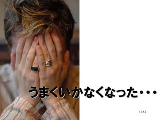 うまくいかなくなった・・・
           17/52
 