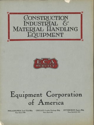 ECA 1921 Rebuilding Brochure