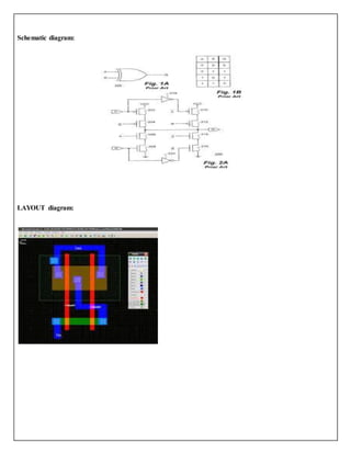 Schematic diagram:
LAYOUT diagram:
 