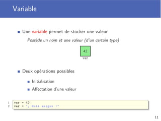 Objectifs
Rappel des bases de la programmation en Python
Types de données, variables, aﬀectation
Booléen et condition, if-elif-else, while
Déﬁnition et appel de fonction, récursion, sous-problèmes
Séquence, liste et chaines de caractères, for
Structures de données avancées
Ensemble, opération ensemblistes
Dictionnaire, itérations
Introduction aux base de données, format JSON
7
 