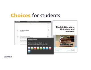 Choices for students
 