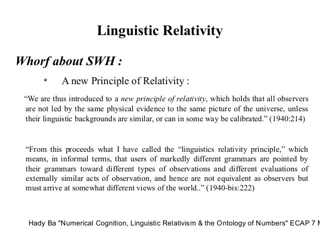 Linguistic Relativity Hypothesis Definition Psychology Glossary