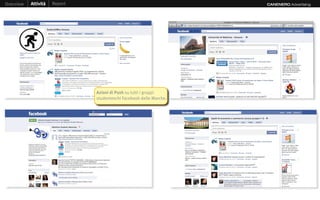 Overview   Attività   Report                                         CANENERO Advertising




                               Azioni di Push su tutti i gruppi
                               studenteschi Facebook delle Marche.
 