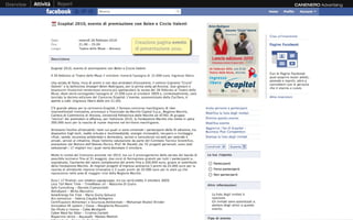 Overview   Attività   Report                             CANENERO Advertising




                               Creazione pagina evento
                               di presentazione 2010.
 