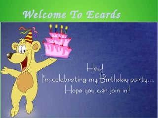 Welcome To Ecards