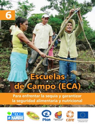 de Campo (ECA) 
Para enfrentar la sequía y garantizar 
la seguridad alimentaria y nutricional 
6 
Escuelas 
 