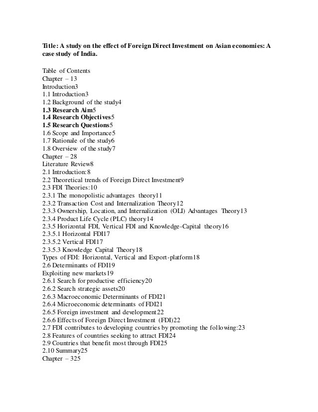 dissertation projects for mba finance