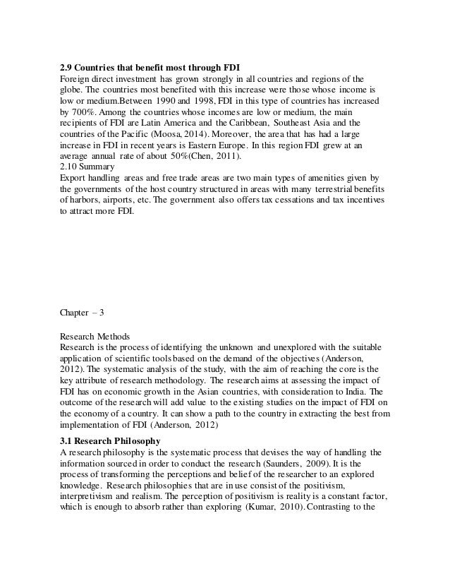 Dissertation on finance mba