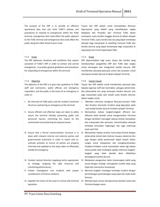 Draft OM TransLNG | PDF
