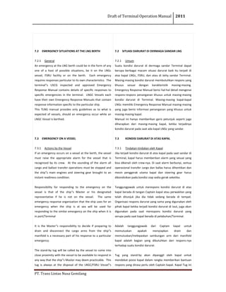Draft OM TransLNG | PDF