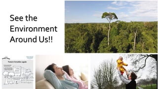 See the
Environment
Around Us!!
 