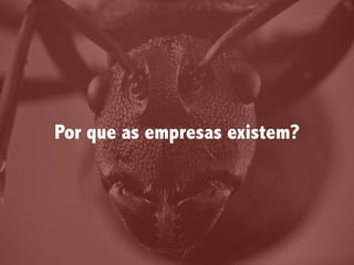 Por que as empresas existem?
 