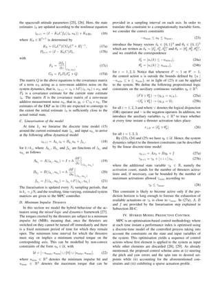 Outline
1. Derivation of a sloshing-aware dynamical model
2. State estimation and model linearisation
3. Modelling of minimum impulse eﬀect
4. Model predictive control & simulations
2 / 16
 