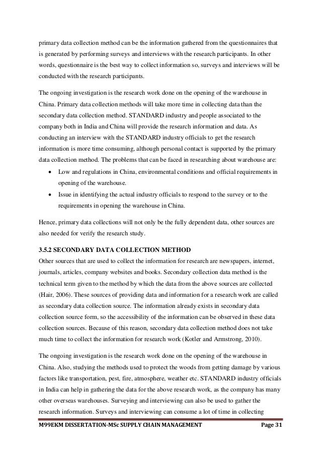 Desk based research dissertation