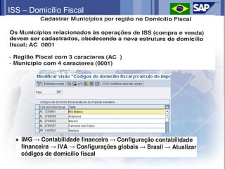 ISS – Domicílio Fiscal
 
