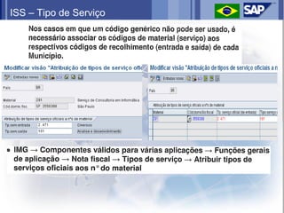 ISS – Tipo de Serviço
 