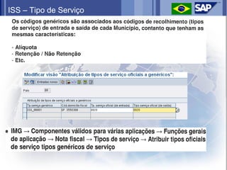 ISS – Tipo de Serviço
 