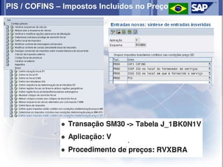 PIS / COFINS – Impostos Incluidos no Preço
 