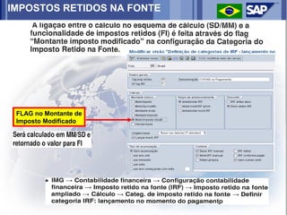 IMPOSTOS RETIDOS NA FONTE




 FLAG no Montante de
 Imposto Modificado
 