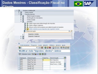 Dados Mestres - Classificação Fiscal no
Cliente
 