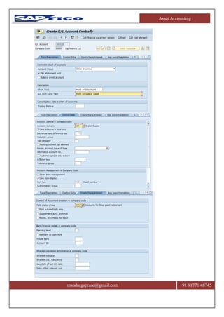 SAP Asset Accounting | PDF