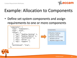 Custom Requirement Attributes | PDF