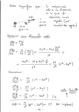 La ecuación de campo (i)
