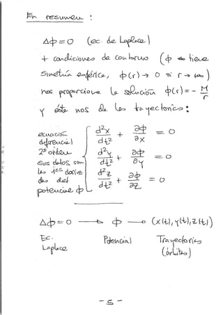 La ecuación de campo (i)