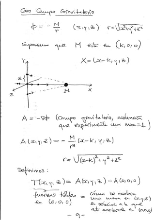 La ecuación de campo (i)