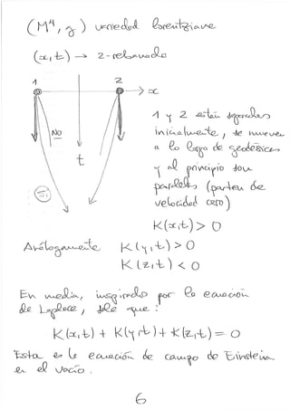 La ecuación de campo (y ii)