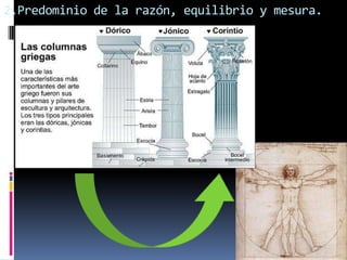 2.Predominio de la razón, equilibrio y mesura.