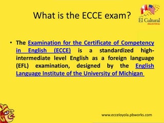 Ecce course | PPTX