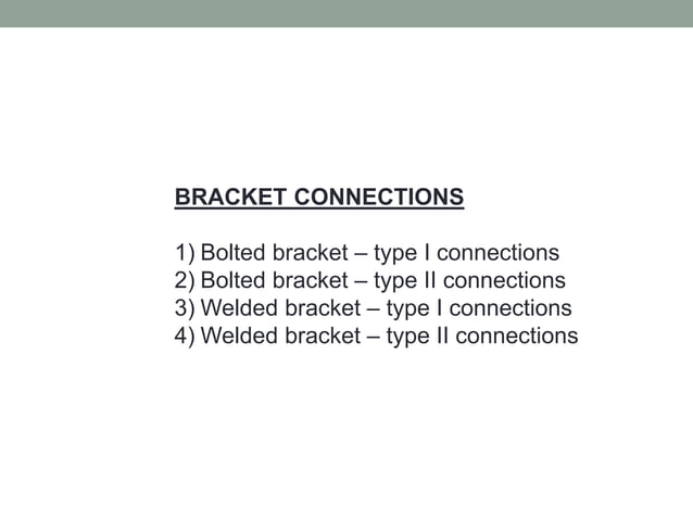 Eccentric connections in steel structure | PPTX | Physics | Science
