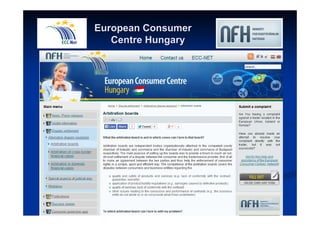 European Consumer 
Centre Hungary 
 