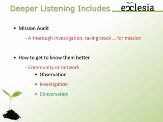 “Mission Match-making”Mission FieldMission StrategyMission ForcePartial Connection
