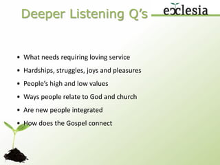 “Mission Match-making”Mission MarriageEach fully connected = coherenceThis can then result in incarnational mission